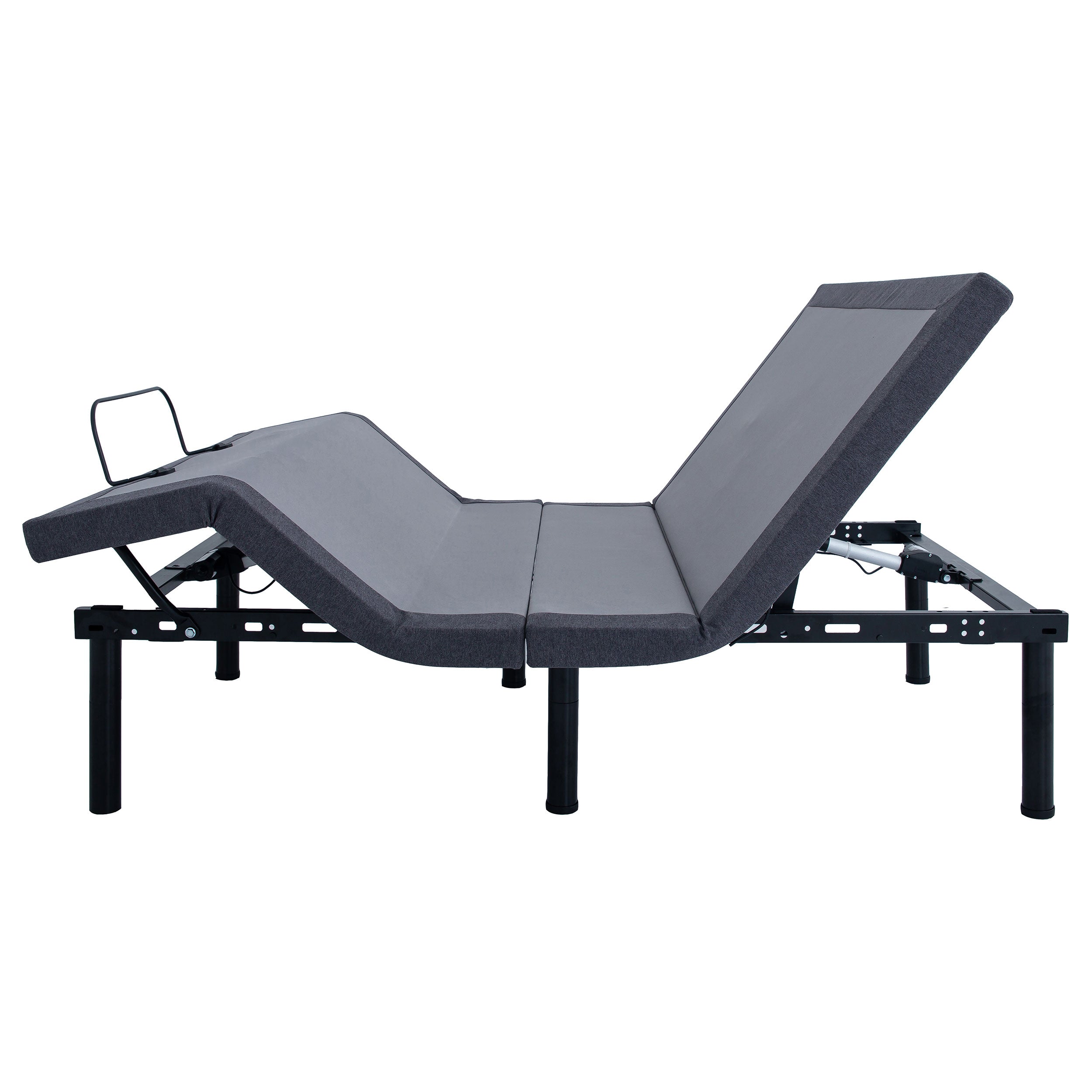 Clara Adjustable Bed Base Grey and Black