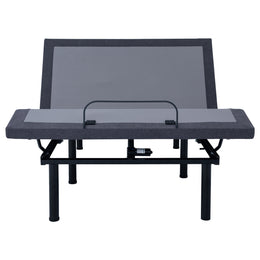 Clara Adjustable Bed Base Grey and Black