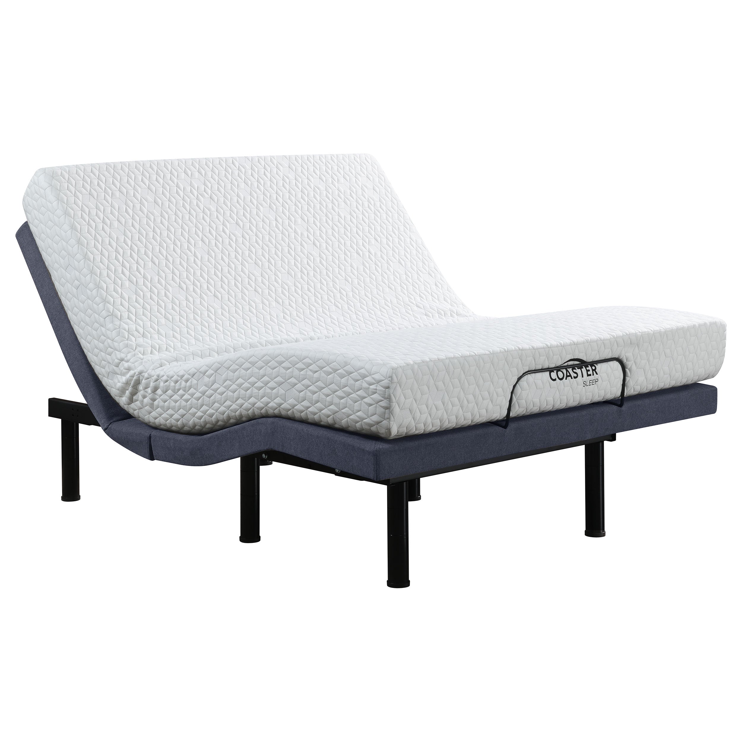 Negan Adjustable Bed Base Grey and Black