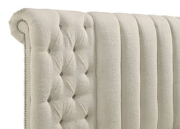 Sonya Upholstered Bedroom Set Ivory