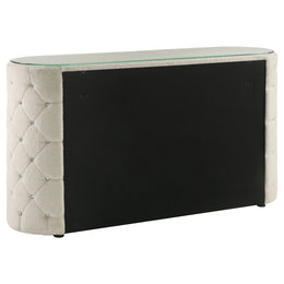 Sonya 6-drawer Upholstered Bedroom Dresser Ivory