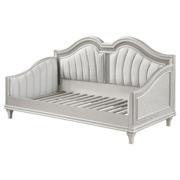 Evangeline Upholstered Daybed Silver Oak