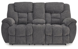 Foreside DBL Rec Loveseat w/Console