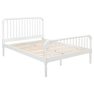 Jones Wood Open Frame Bed White