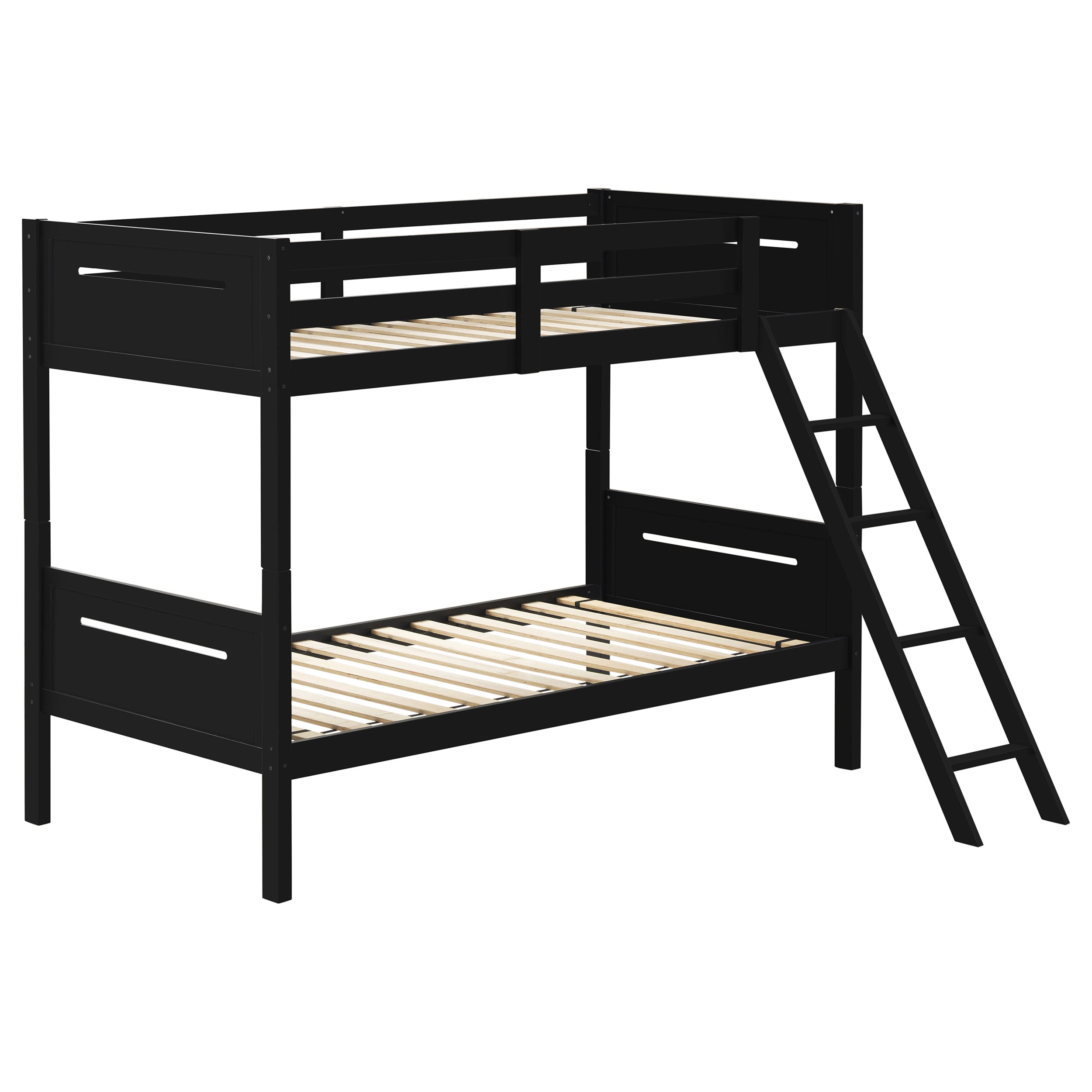 Littleton Wood Over Bunk Bed Black