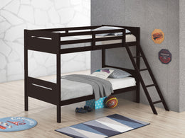 Littleton Wood Over Bunk Bed Black