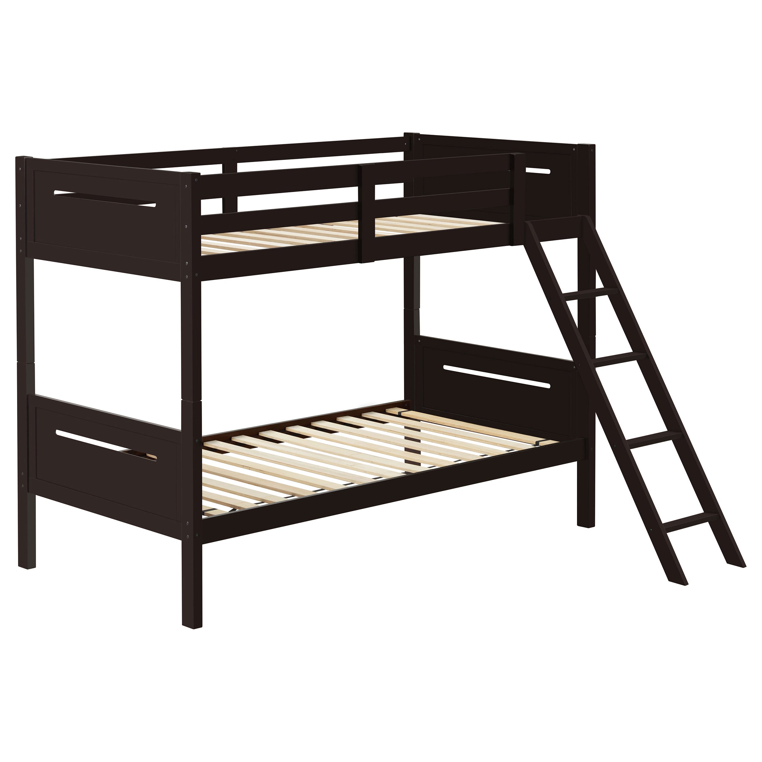 Littleton Wood Over Bunk Bed Black