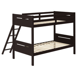 Littleton Wood Over Bunk Bed Black