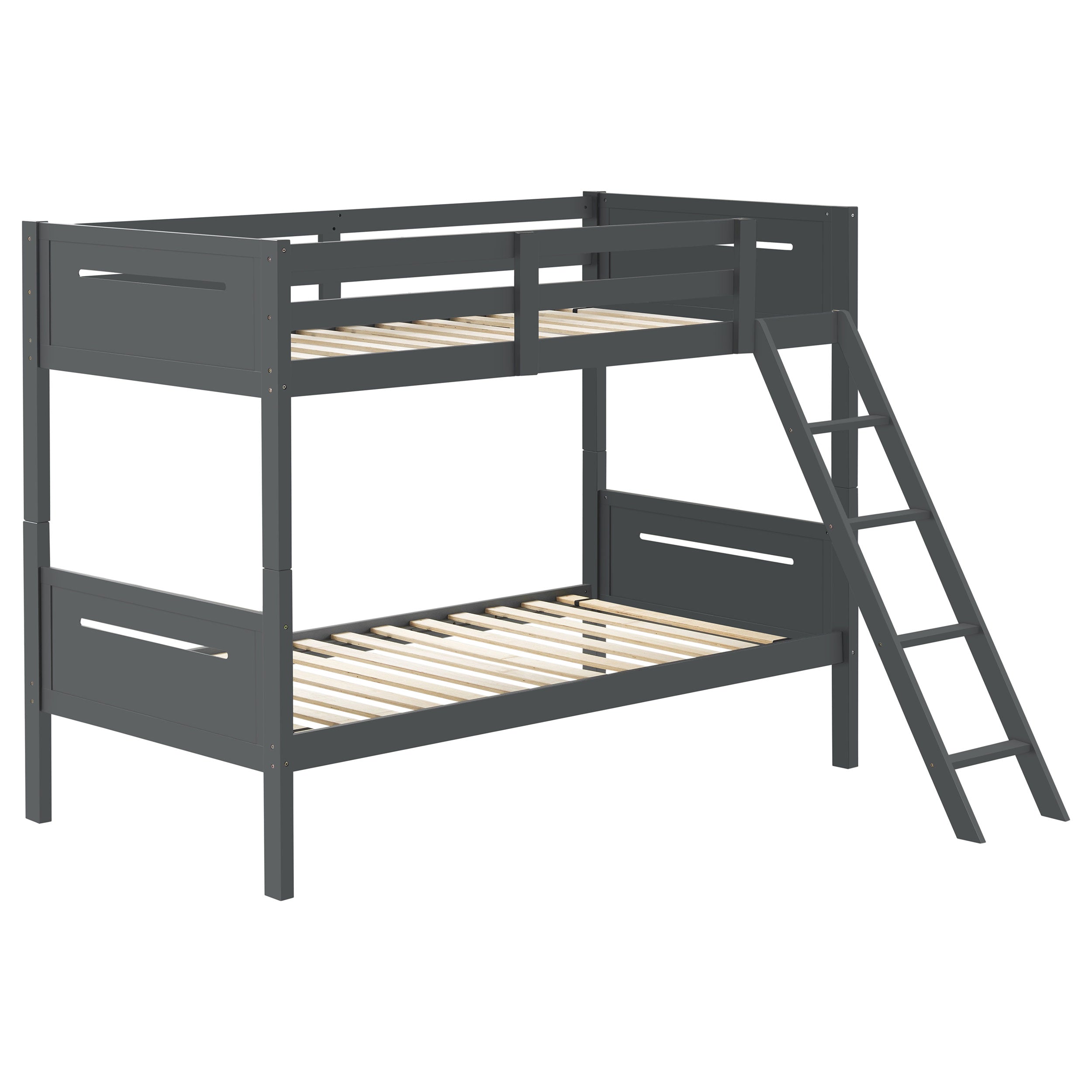 Littleton Wood Over Bunk Bed Black