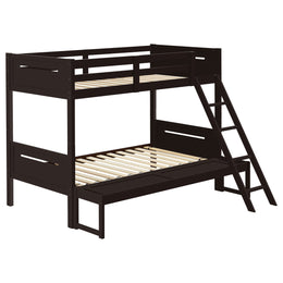 Littleton Wood Over Bunk Bed Black