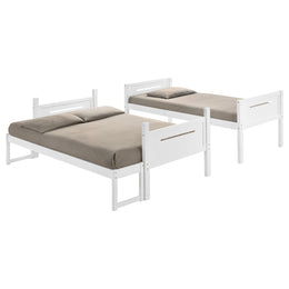 Littleton Wood Over Bunk Bed Black