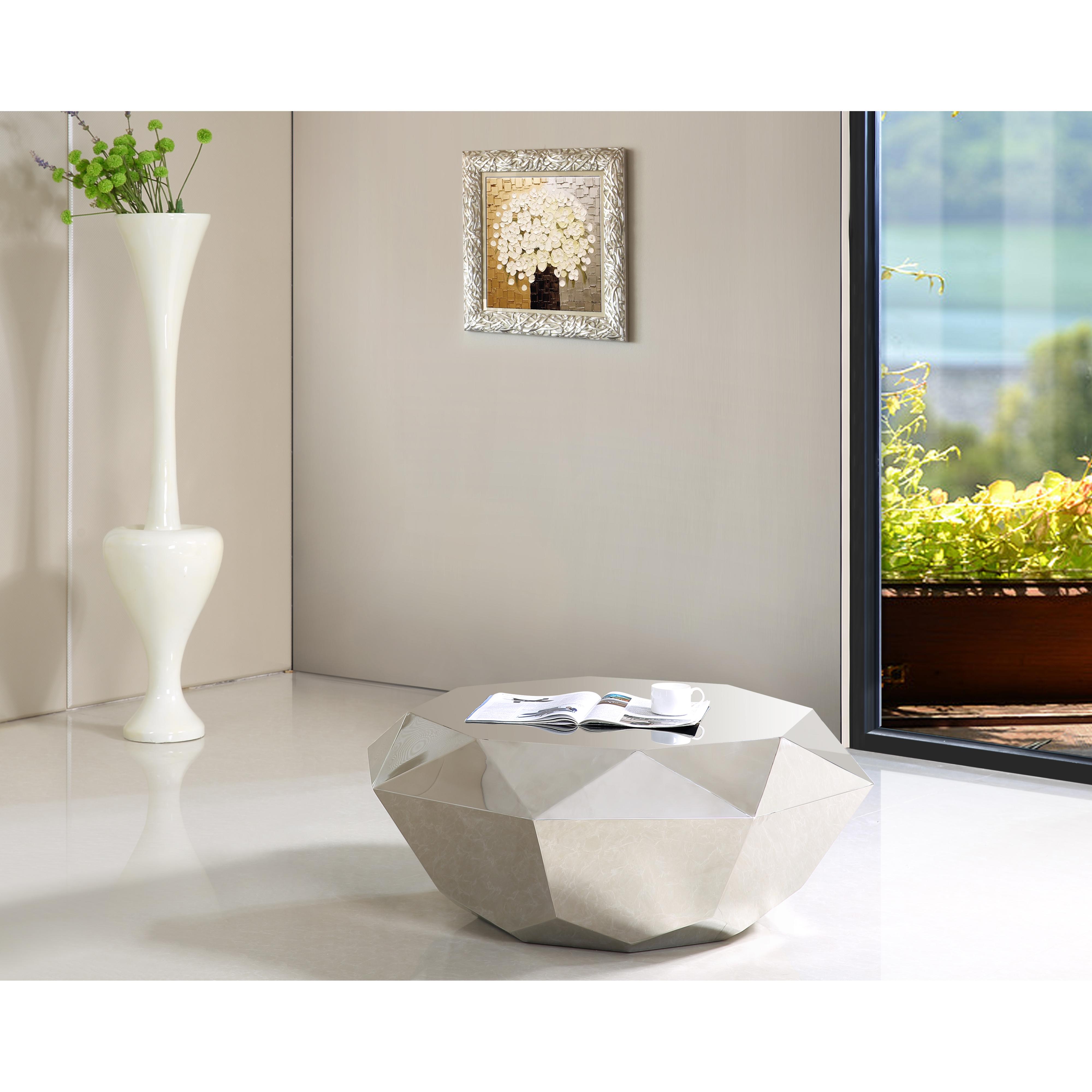 Meridian Gemma Silver Coffee Table