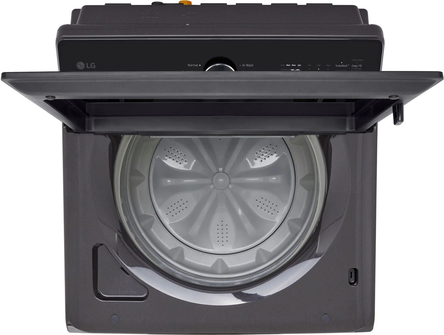 Package - LG - 5.0 Cu. Ft. High-Efficiency Smart Top Load Washer with Easy Unload and 7.3 Cu. Ft. Smart Electric Dryer with Sensor Dry - Platinum Black