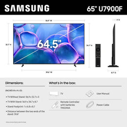 Samsung - 65" Class U7900 Series UHD 4K Smart Tizen TV (2025)