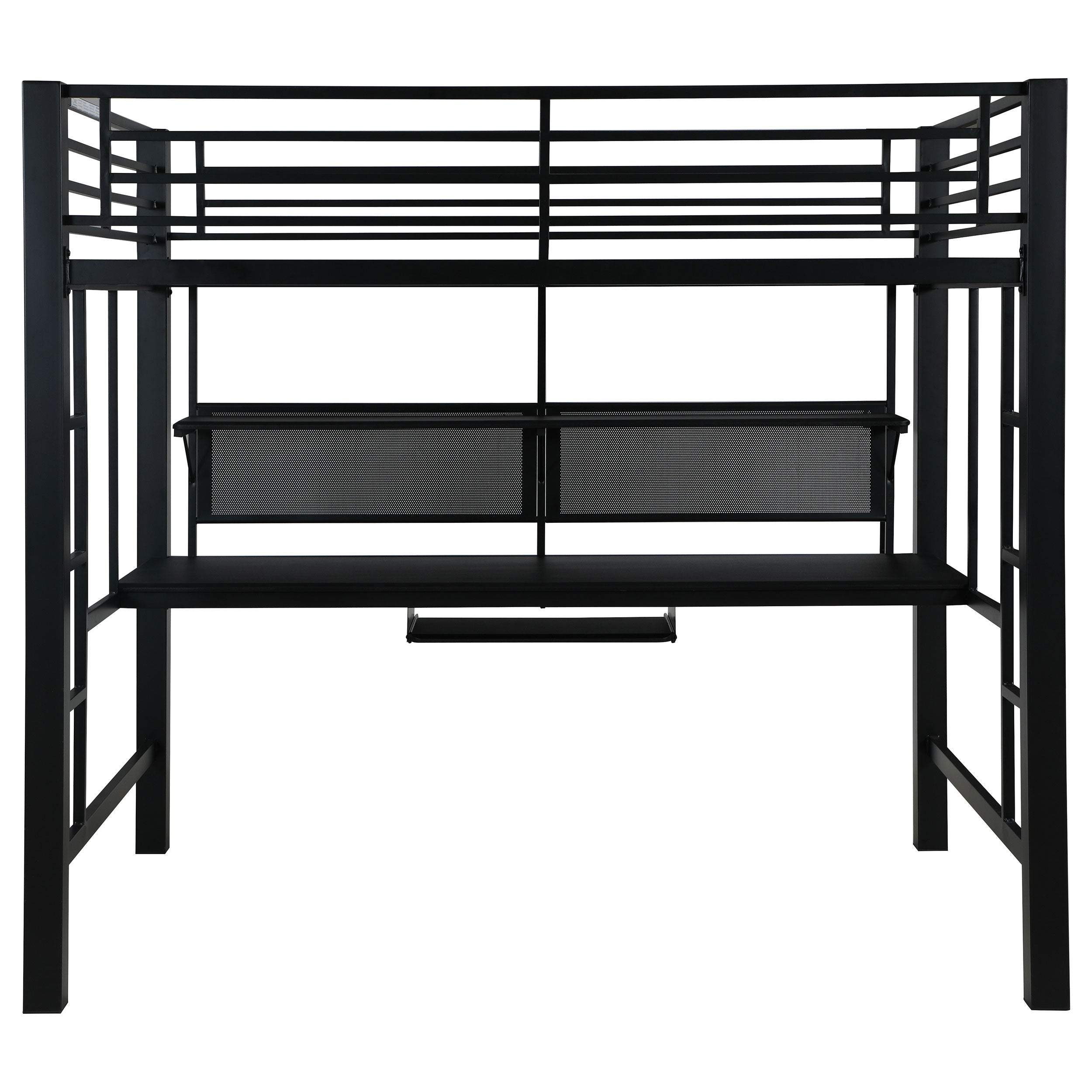 Avalon Workstation Loft Bed Black