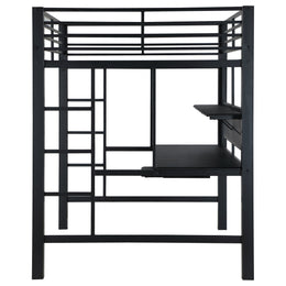 Avalon Workstation Loft Bed Black