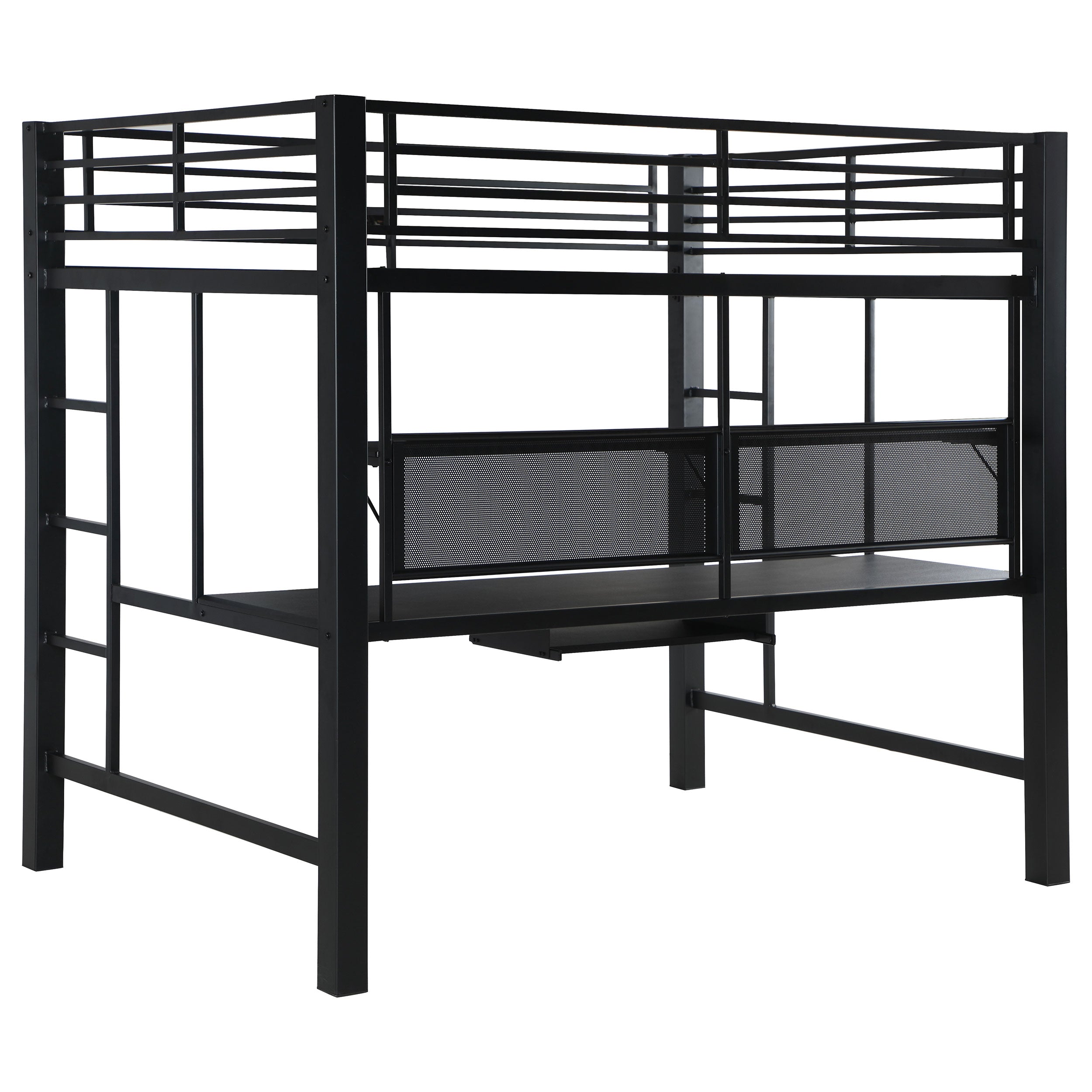 Avalon Workstation Loft Bed Black