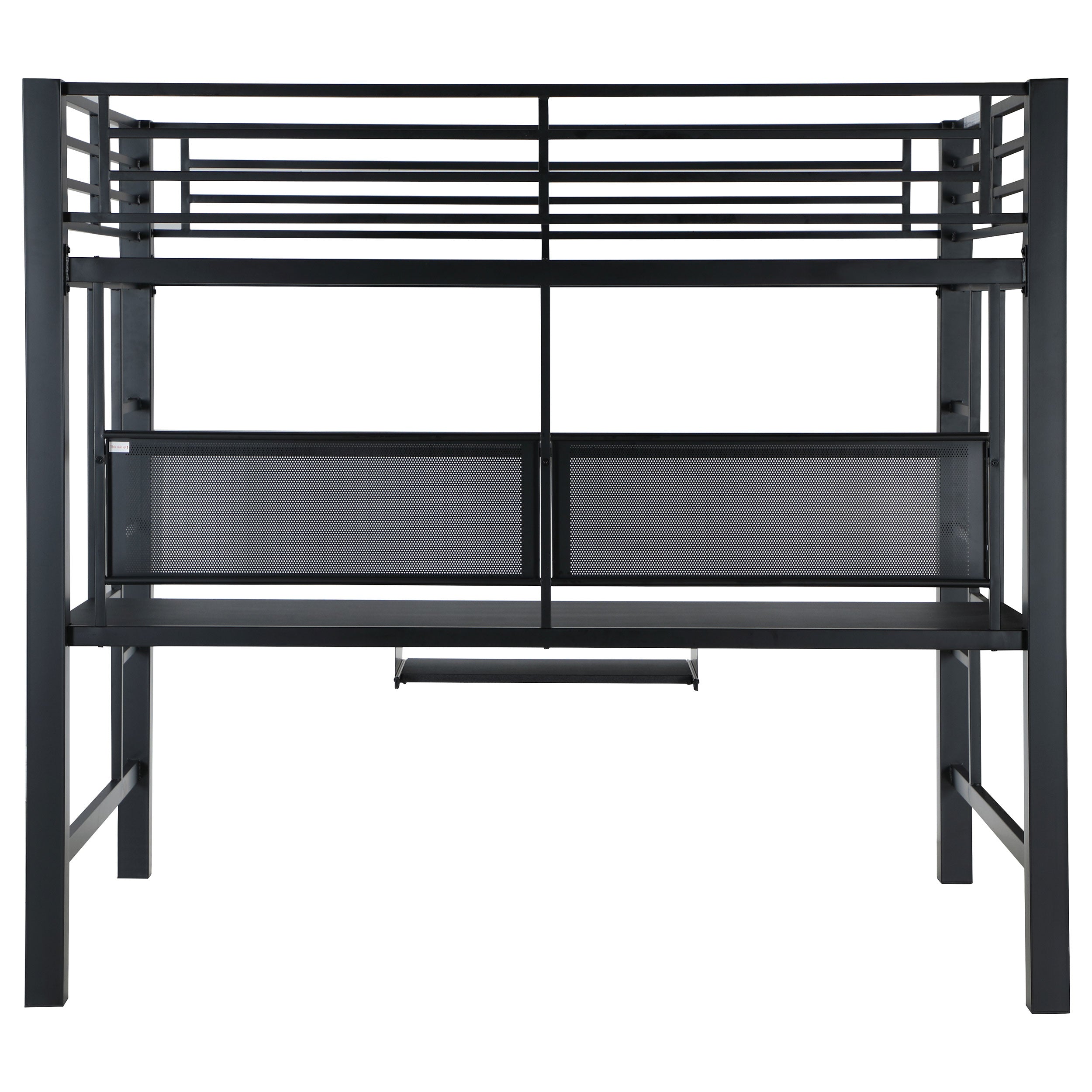 Avalon Workstation Loft Bed Black