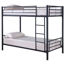 Hayward Metal Over Bunk Bed Black