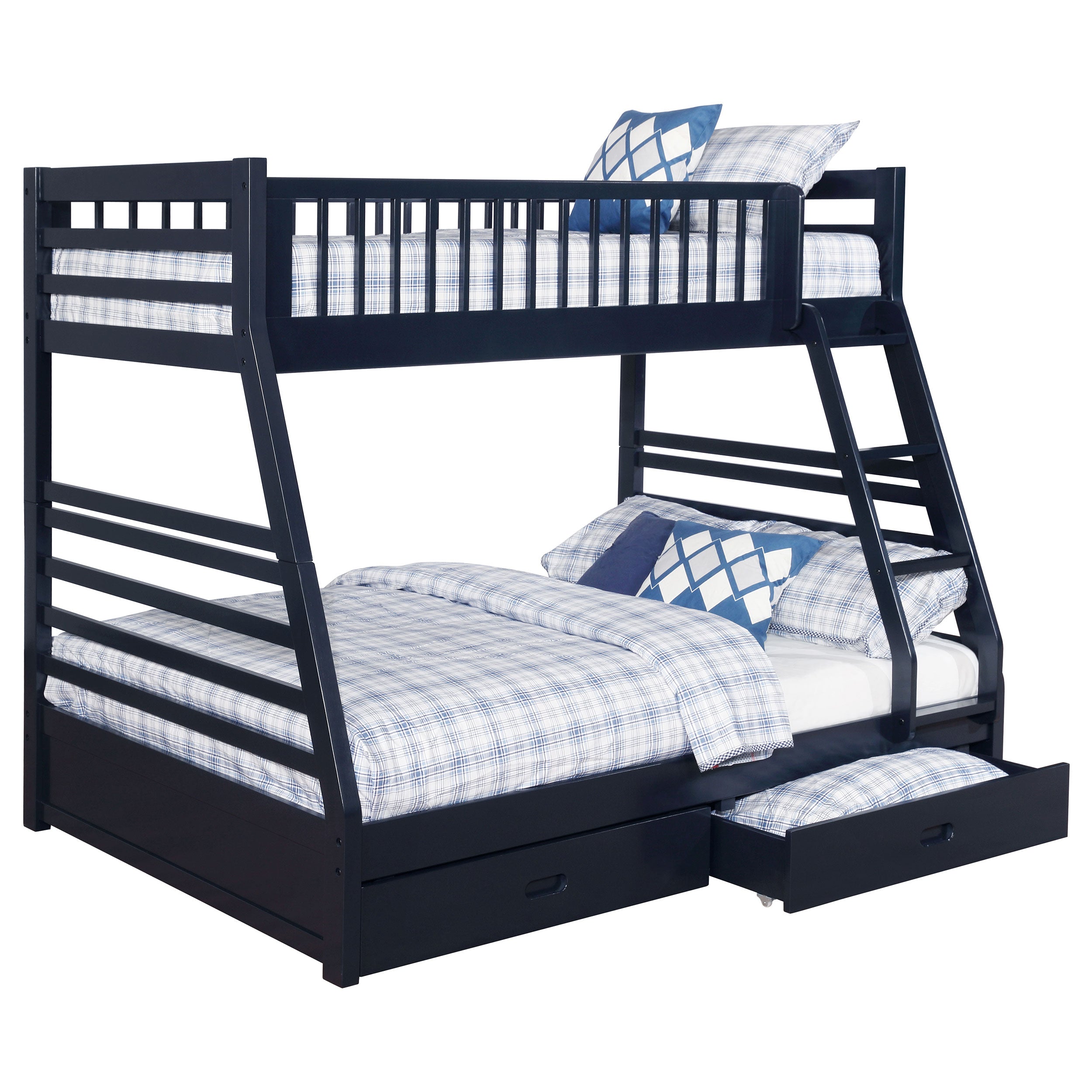 Ashton 2-drawer Wood Over Bunk Bed