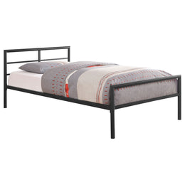 Fisher Over Workstation Loft Bed Set Gunmetal
