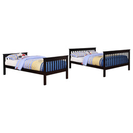 Chapman Wood Over Bunk Bed Black