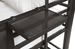 Rogen Metal Triple Bunk Bed Dark Bronze