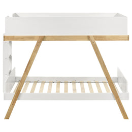 Frankie Wood Over Bunk Bed Blue and Natural