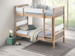 Dakota Wood Over Bunk Bed Natural