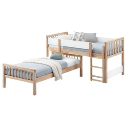 Dakota Wood Over Bunk Bed Natural