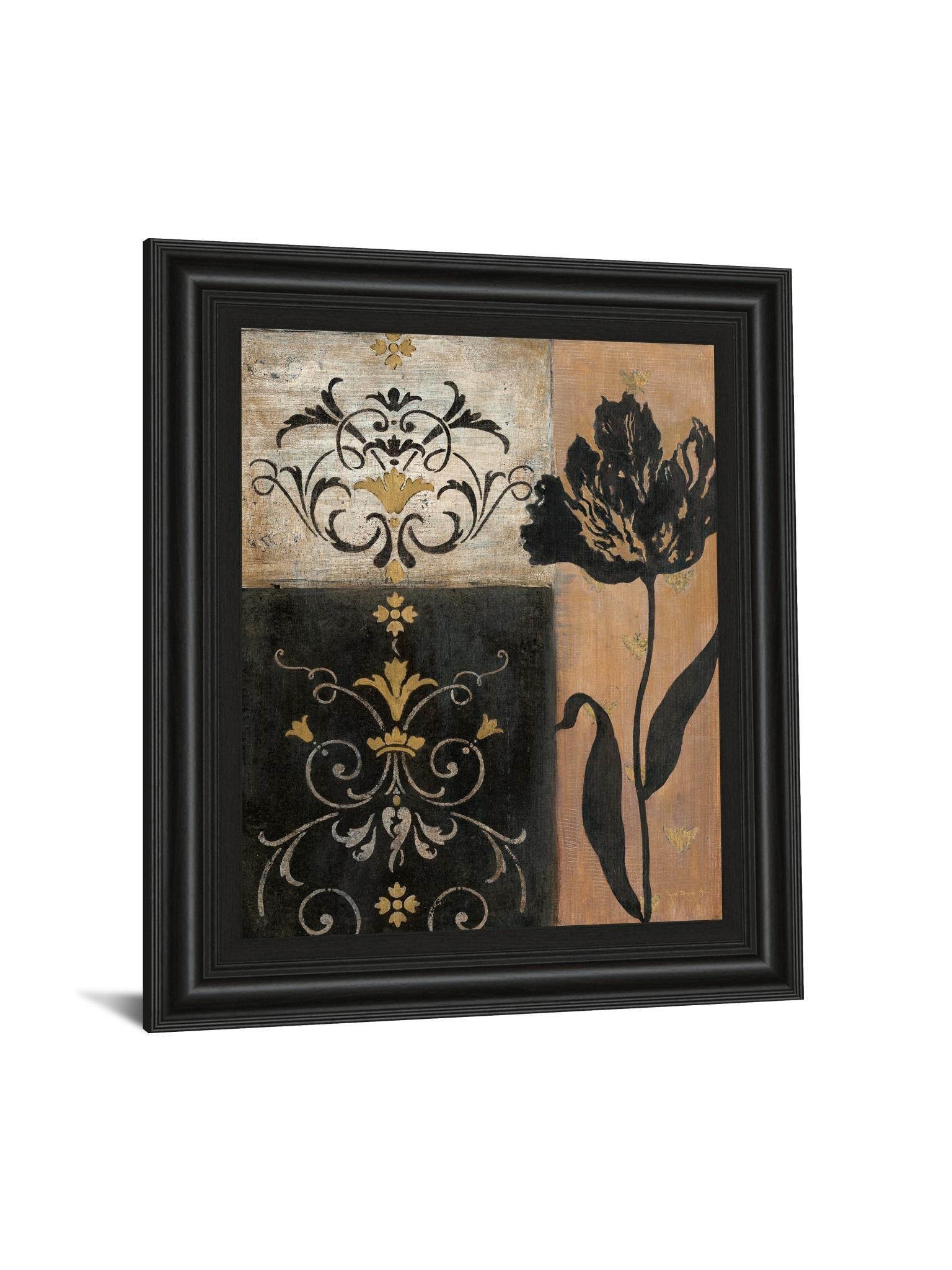 Tulip Silhouette By Tava Studio 22X26 Framed Print