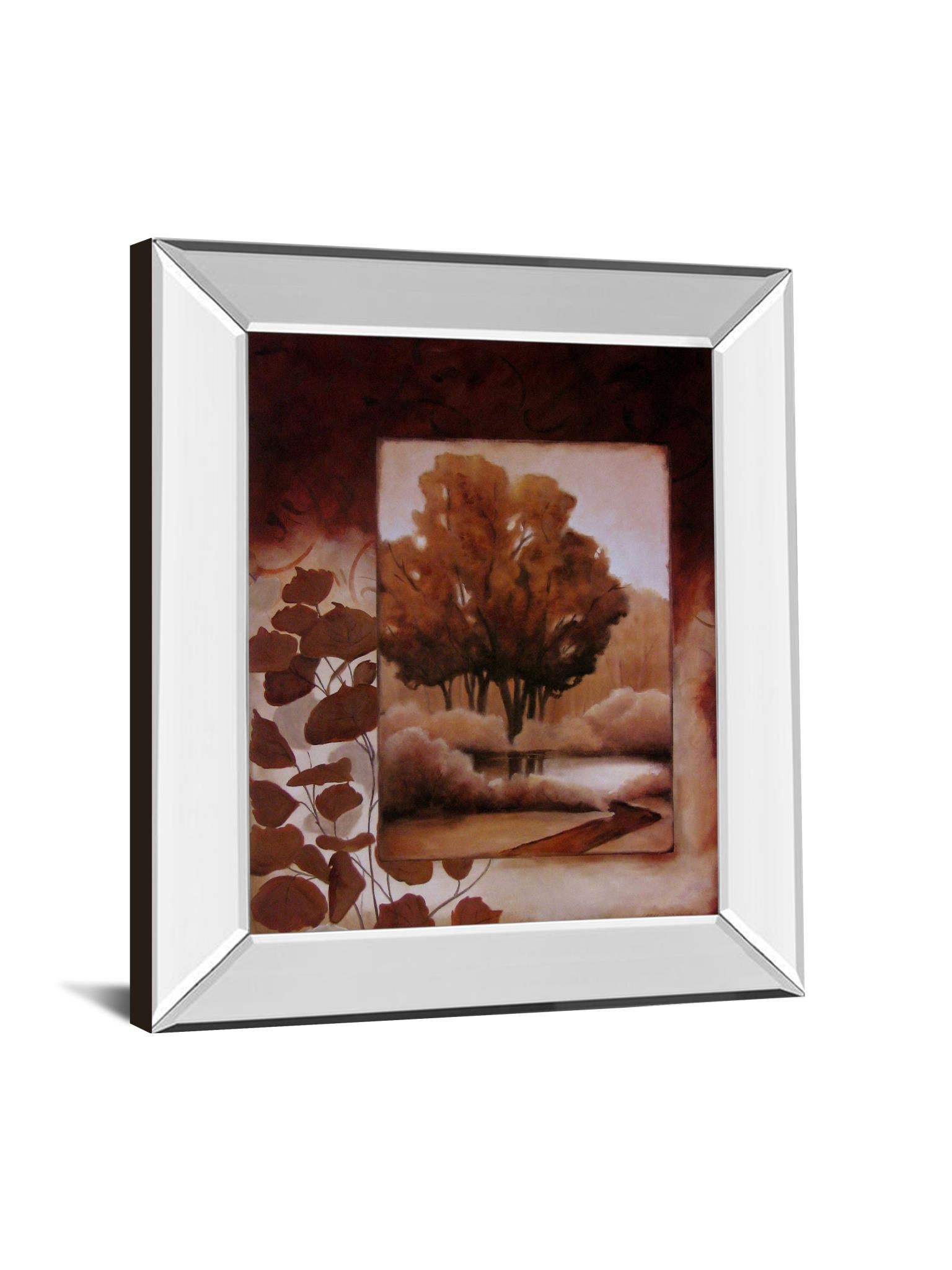Mirrored Frame Fall Vignette I By Carol Robinson 22X26 Mirror Frame Print