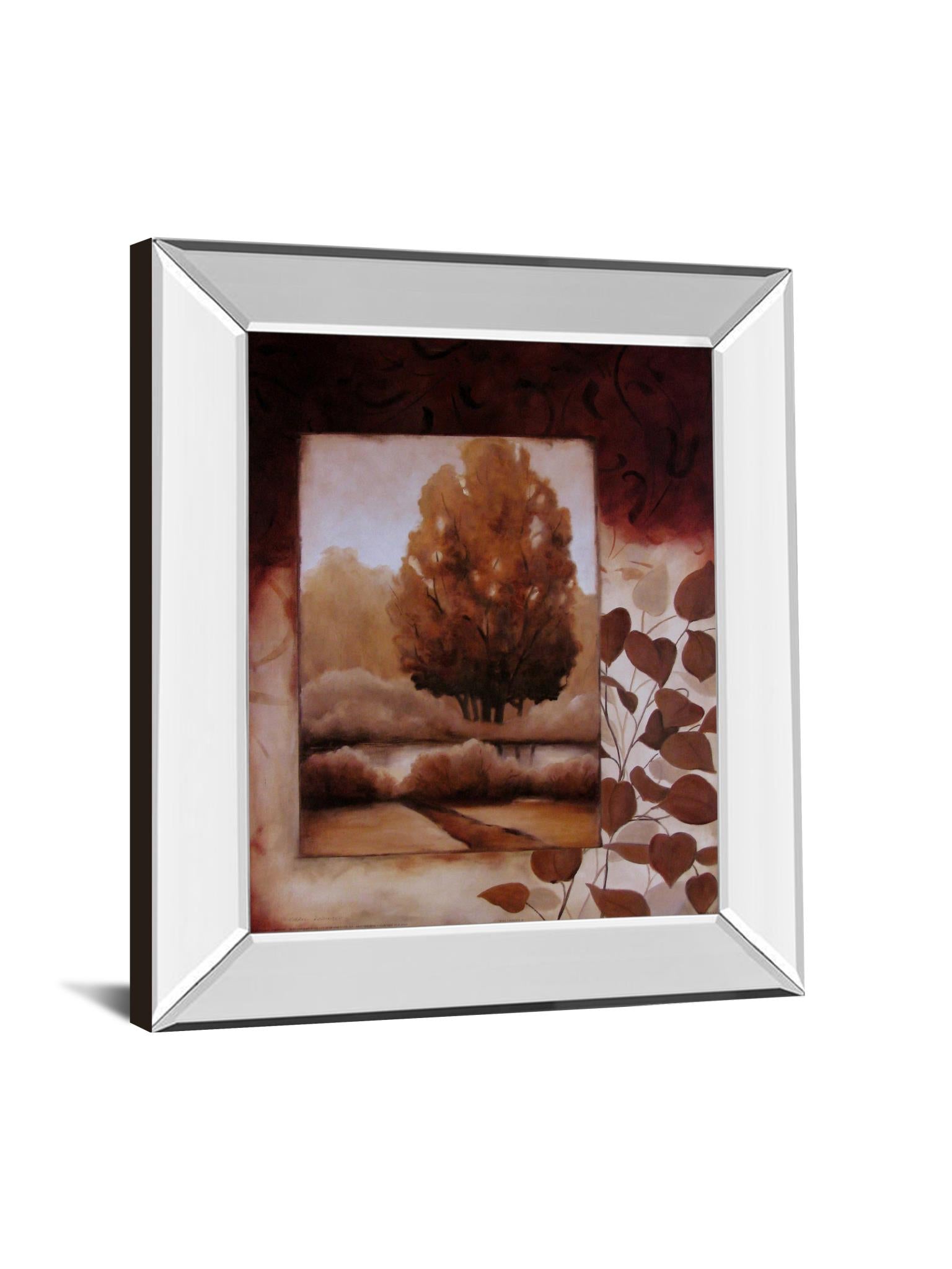 Mirrored Frame Fall Vignette Ii By Carol Robinson 22X26 Mirror Frame Print