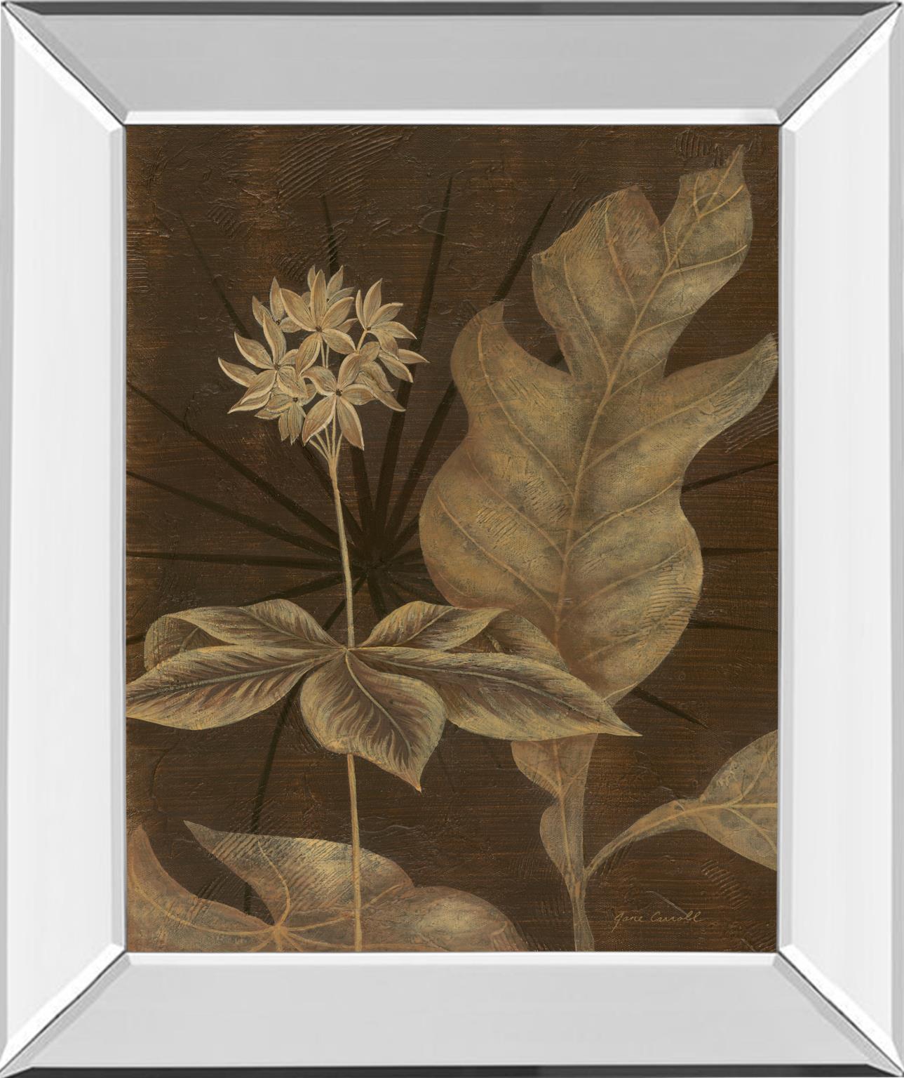 Mirrored Frame Tropical Night I By Jane Carroll 22X26 Mirror Frame Print