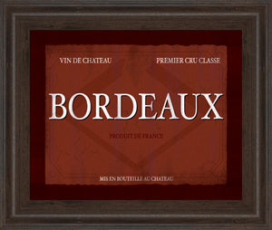 Bordeaux By Paola Viveiros 22X26 Framed Print