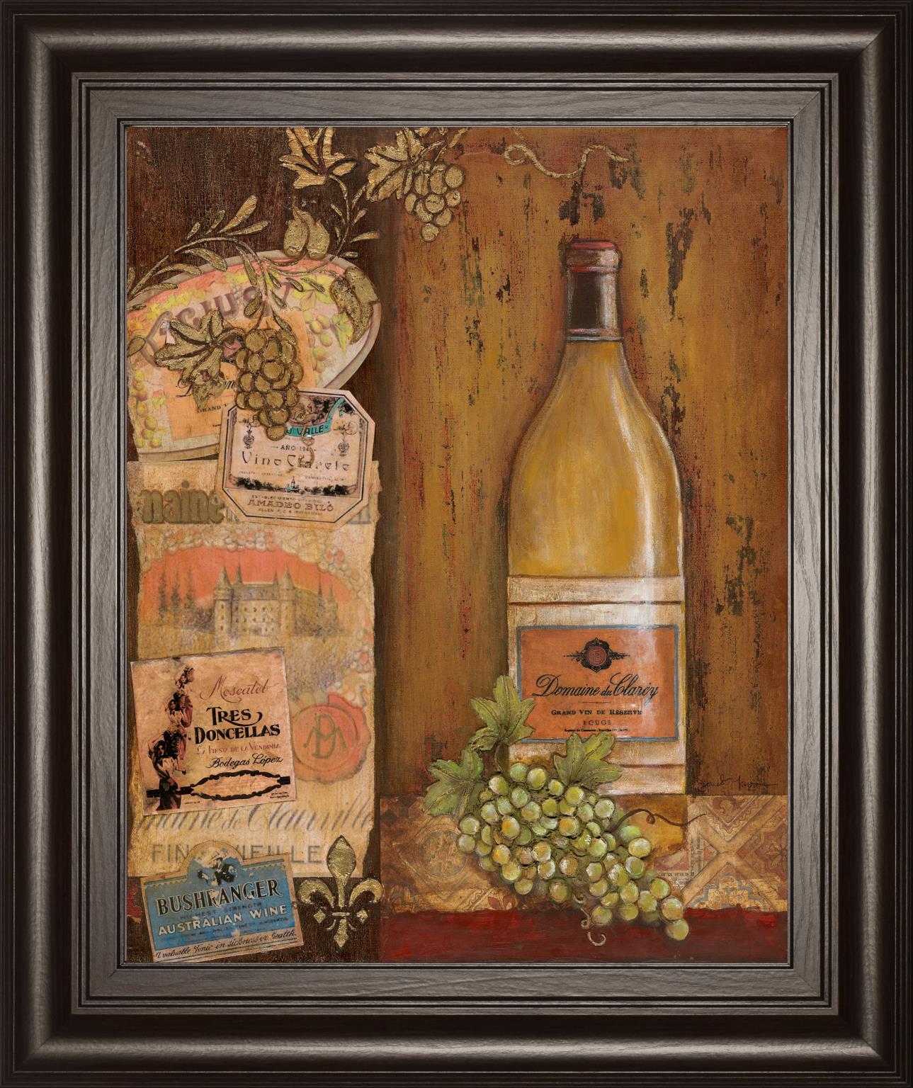 Vintage White By Tava Studio 22X26 Framed Print