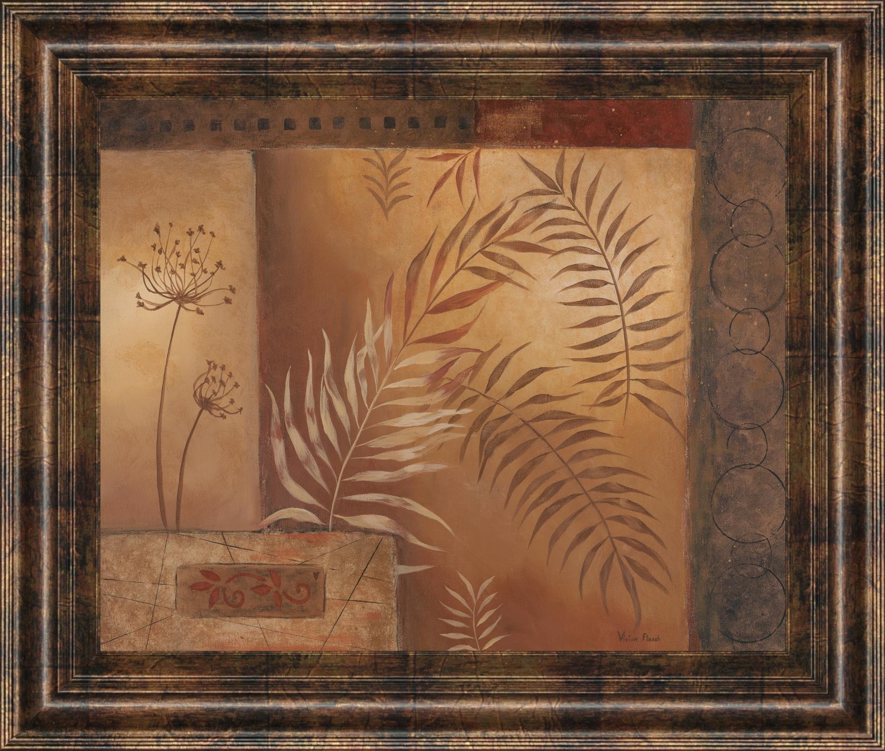 Modern Fern I By Vivian Flasch 22X26 Framed Print