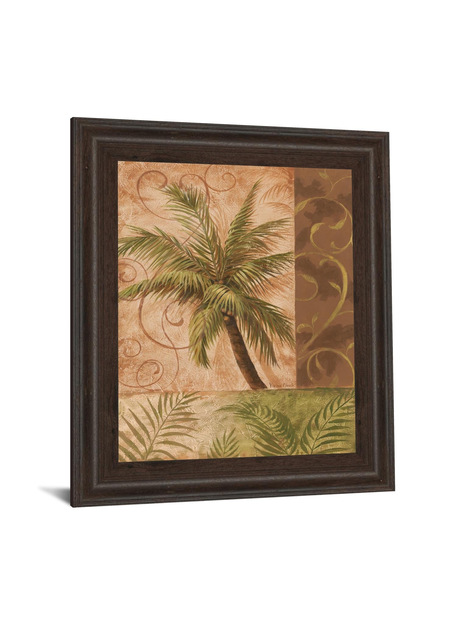 Tropical Breeze I By Vivian Flasch 22X26 Framed Print