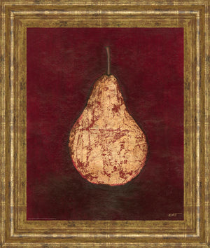 Gold Pear By Norman Wyatt, Jr. 22X26 Framed Print