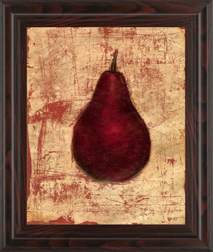 Crimson Pear By Norman Wyatt, Jr. 22X26 Framed Print