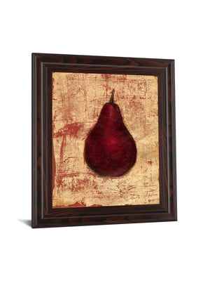 Crimson Pear By Norman Wyatt, Jr. 22X26 Framed Print
