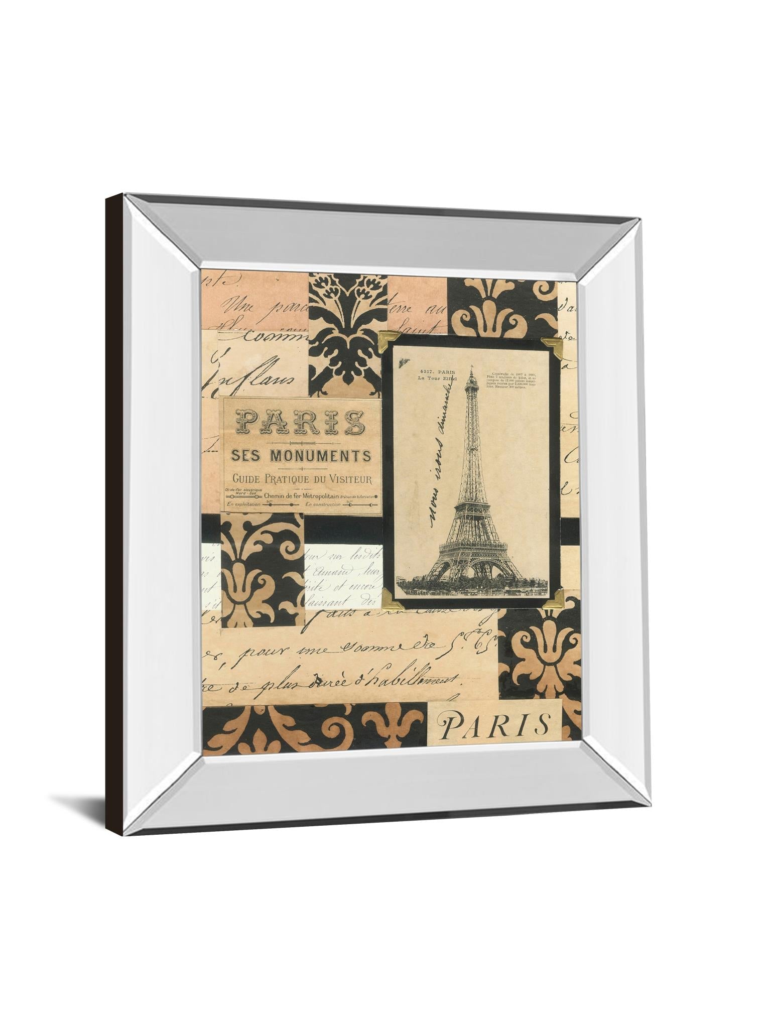 Mirrored Frame Travel Collage I By Gillian Fullard 22X26 Mirror Frame Print