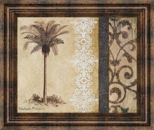 Decorative Palm Ii By Michael Marcon 22X26 Framed Print