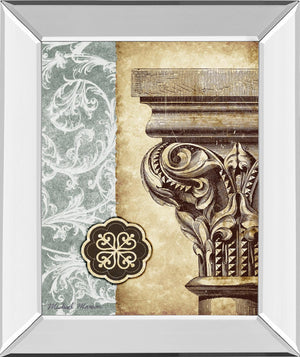 Mirrored Frame Romanesque I By Michael Marcon 22X26 Mirror Frame Print
