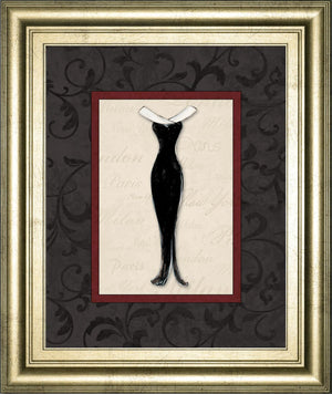 Fashion Dress I By Susan Osbourne 22X26 Framed Print