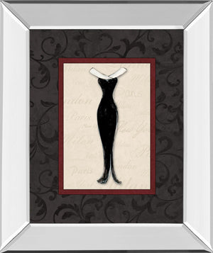 Mirrored Frame Fashion Dress I By Susan Osbourne 22X26 Mirror Frame Print