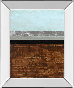 Mirrored Frame Textured Light I By Natalie Avondet 22X26 Mirror Frame Print