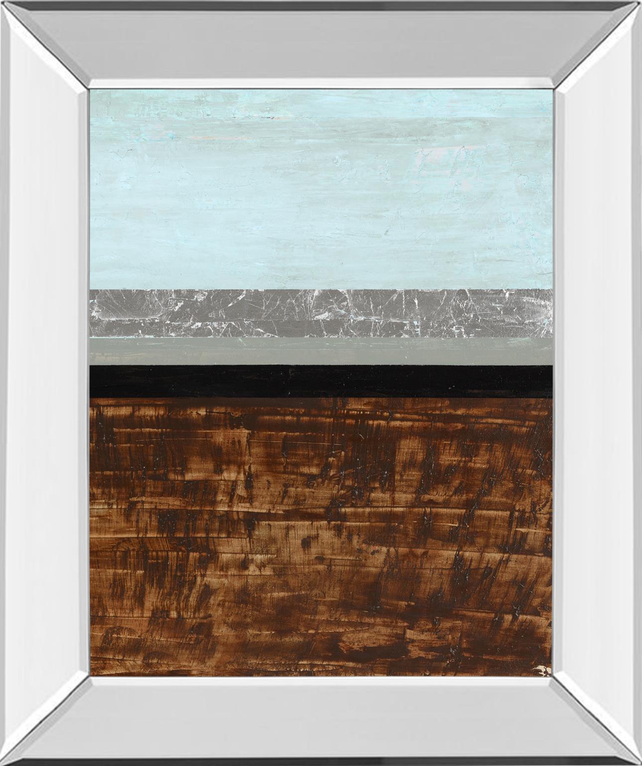 Mirrored Frame Textured Light Ii By Natalie Avondet 22X26 Mirror Frame Print