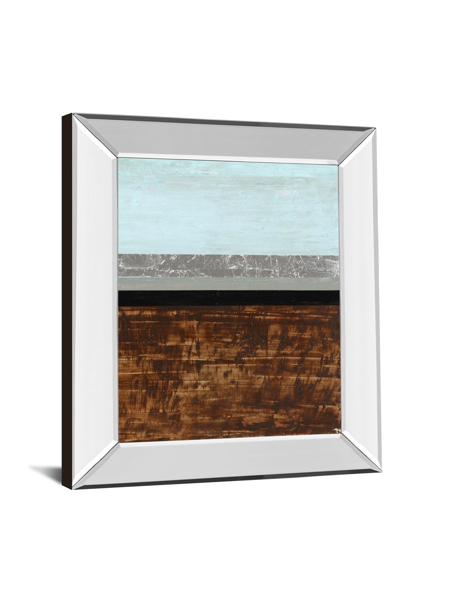 Mirrored Frame Textured Light Ii By Natalie Avondet 22X26 Mirror Frame Print