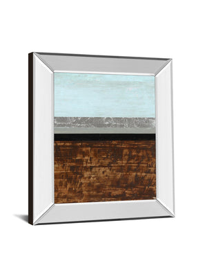 Mirrored Frame Textured Light Ii By Natalie Avondet 22X26 Mirror Frame Print